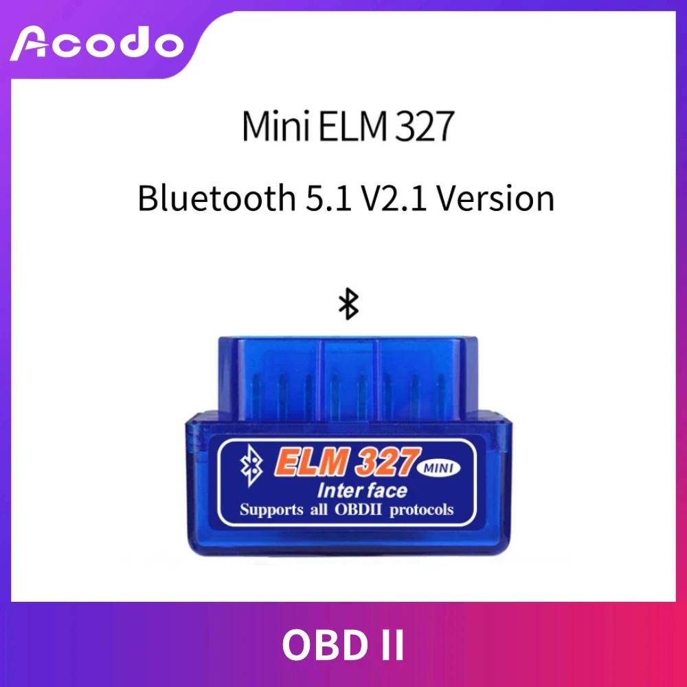 ACODO ڵ   ĳ,  5.1, OBD II ELM327 V2.1, ڵ  